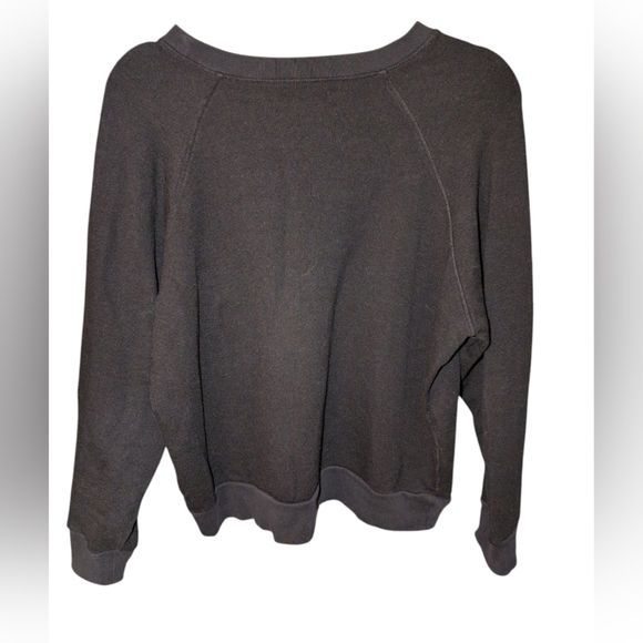 Reformation Grace Cropped Vintage Oversized Crewneck Sweatshirt - Picture 4 of 6